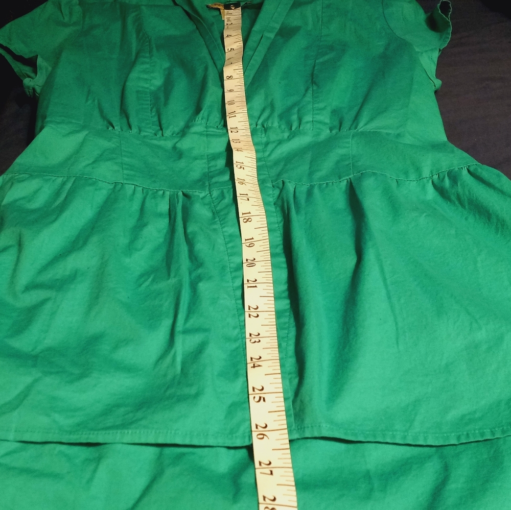 Structured peplum top with button waist - Picture 7 of 15